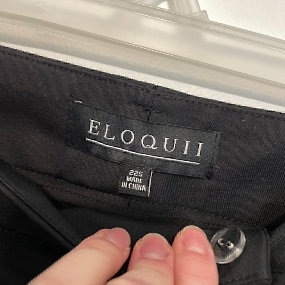 Eloquii Plus Size Kady Fit Double Weave Pant Blac… - image 4